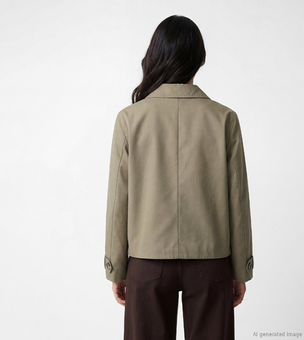 LC Waikiki  Overcoats - Khaki Overcoats