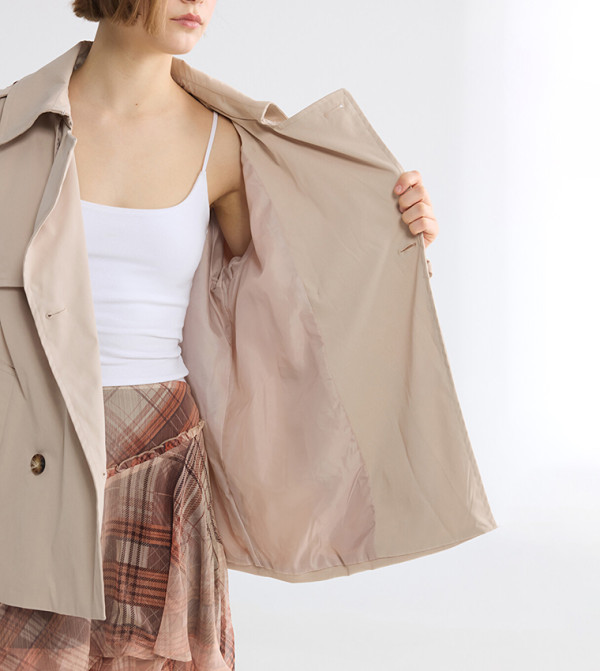 LC Waikiki  Overcoats - Beige Overcoats