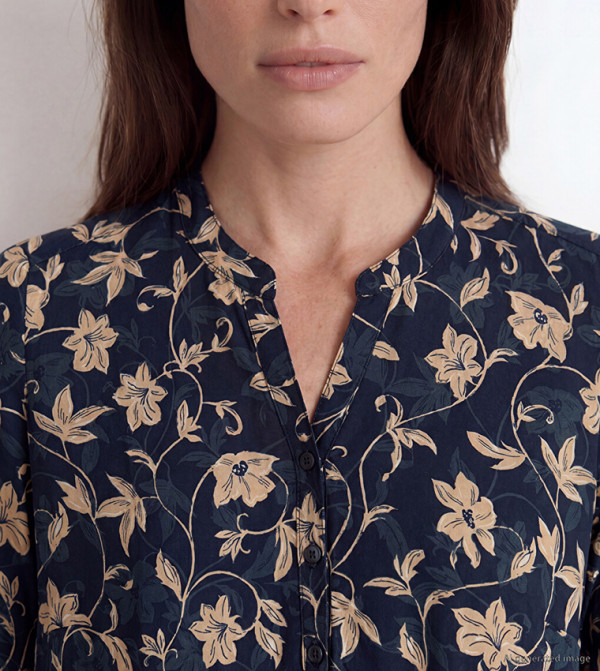 LC Waikiki the-high-neck-shift - Navy Shirts