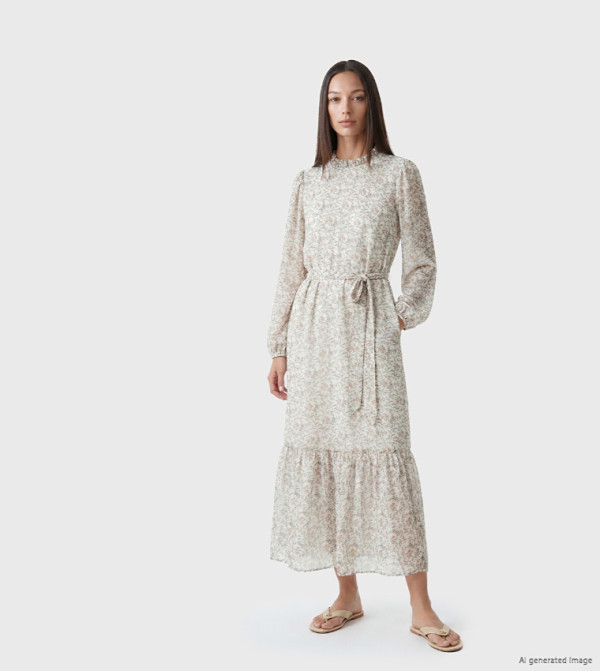 LC Waikiki  Maxi Dresses - Beige Maxi Dresses