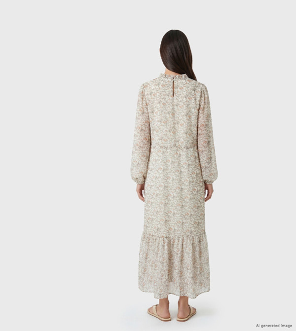LC Waikiki  Maxi Dresses - Beige Maxi Dresses