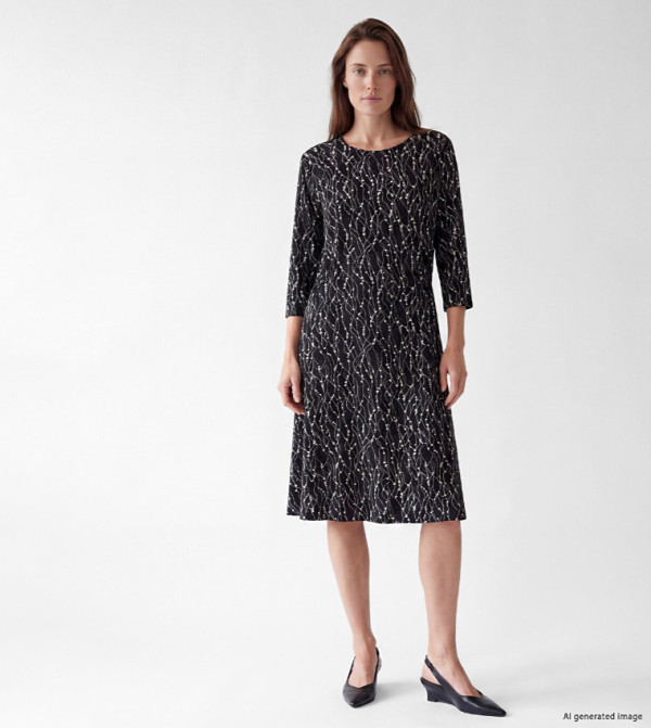 LC Waikiki  Midi Dresses - BLACK Midi Dresses
