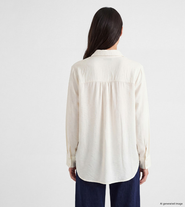 اٍل سي واي كيكي توبات كاجوال - أوف وايت Casual Tops