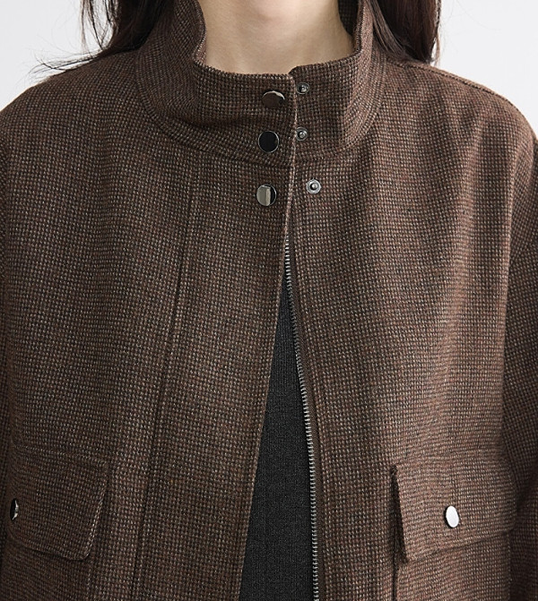 LC Waikiki  Casual Jackets - Brown Casual Jackets