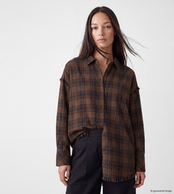 LC Waikiki  Shirts - Brown Shirts