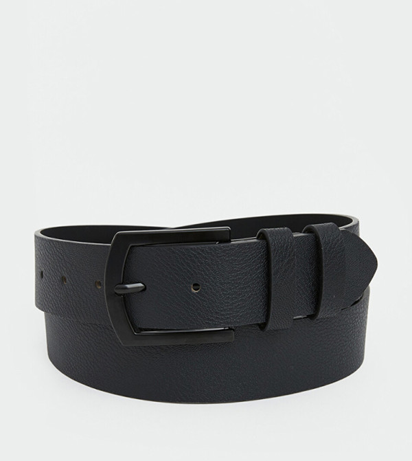 اٍل سي واي كيكي أحزمة كاجوال - أسود Non Leather Belts