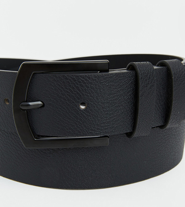 اٍل سي واي كيكي أحزمة كاجوال - أسود Non Leather Belts
