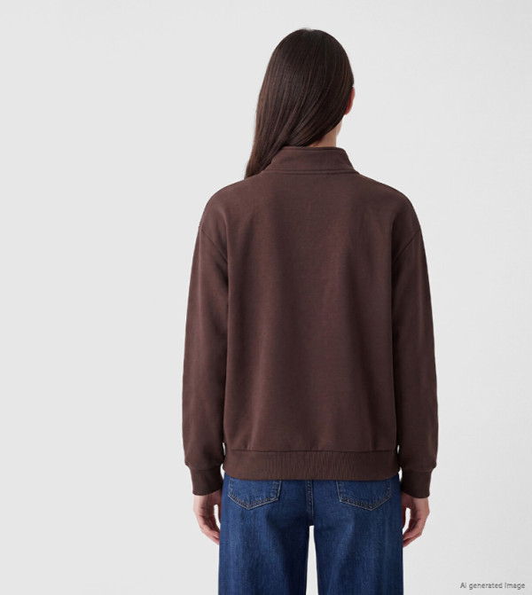 LC Waikiki  Hoodies & Sweatshirts - Brown Sweatshirts