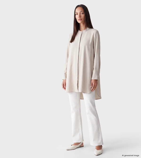 اٍل سي واي كيكي  top-selling-om - LIGHT GREY تونيكس