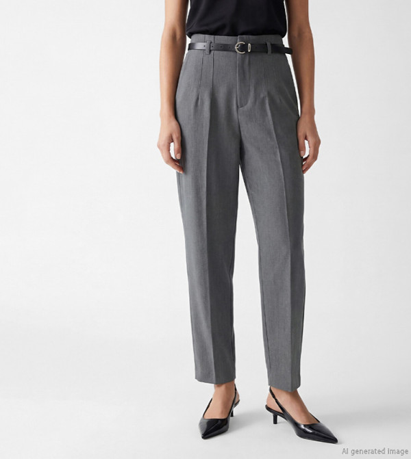 LC Waikiki  Formal Pants - Grey Formal Pants