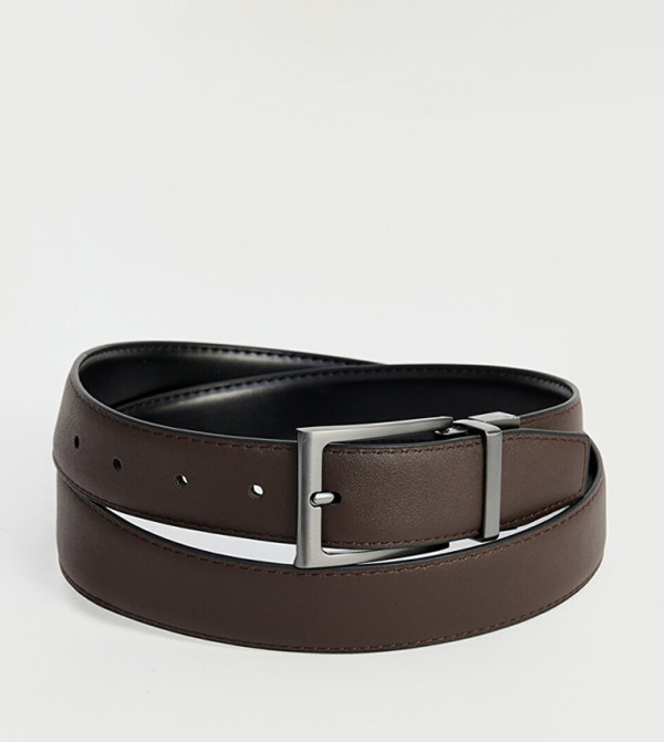 اٍل سي واي كيكي أحزمة كاجوال - أسود Non Leather Belts