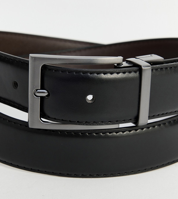 اٍل سي واي كيكي أحزمة كاجوال - أسود Non Leather Belts