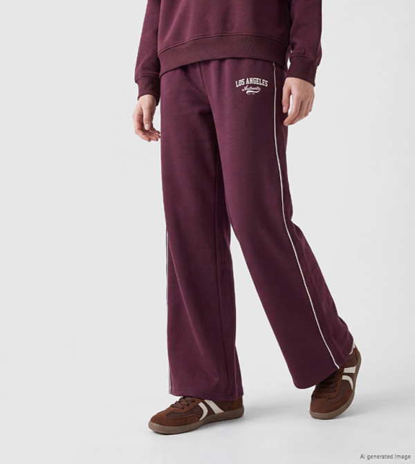 LC Waikiki Sweatpants - Burgundy Sweatpants