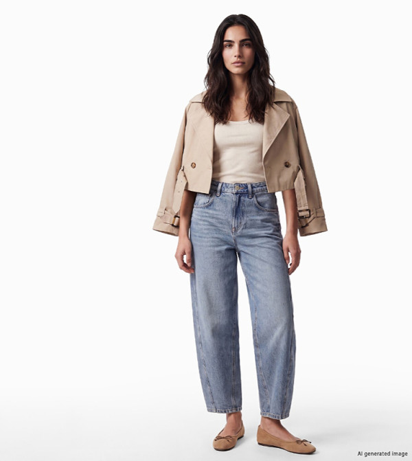 LC Waikiki  Wide Leg Jeans - Indigo Wide Leg Jeans