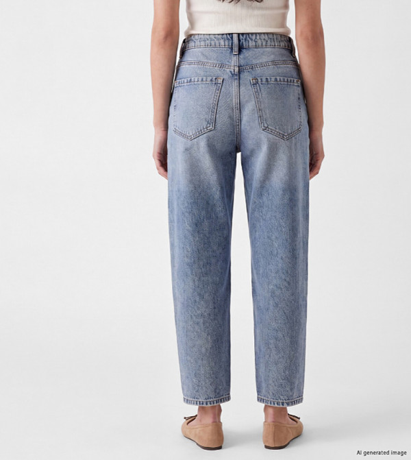 LC Waikiki  Wide Leg Jeans - Indigo Wide Leg Jeans