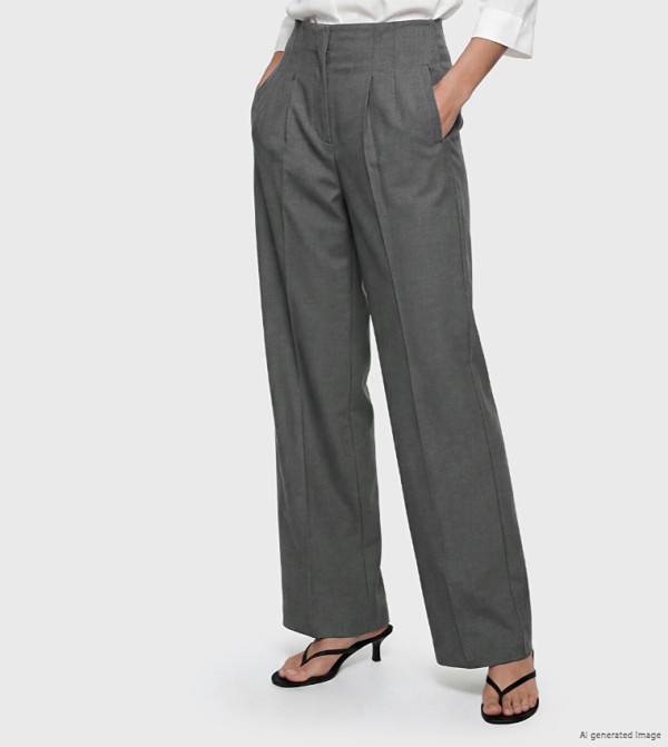 LC Waikiki  Formal Pants - Grey Formal Pants