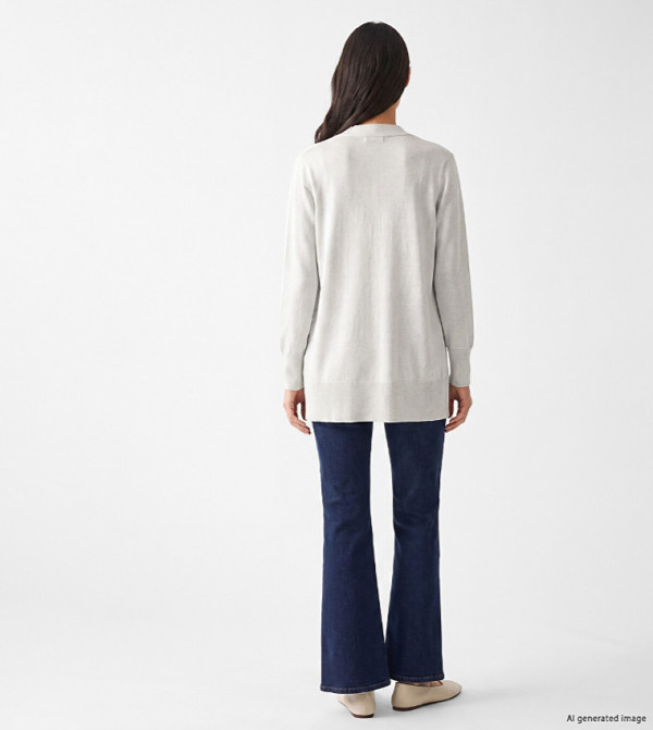 LC Waikiki  Cardigans - LIGHT GREY Cardigans