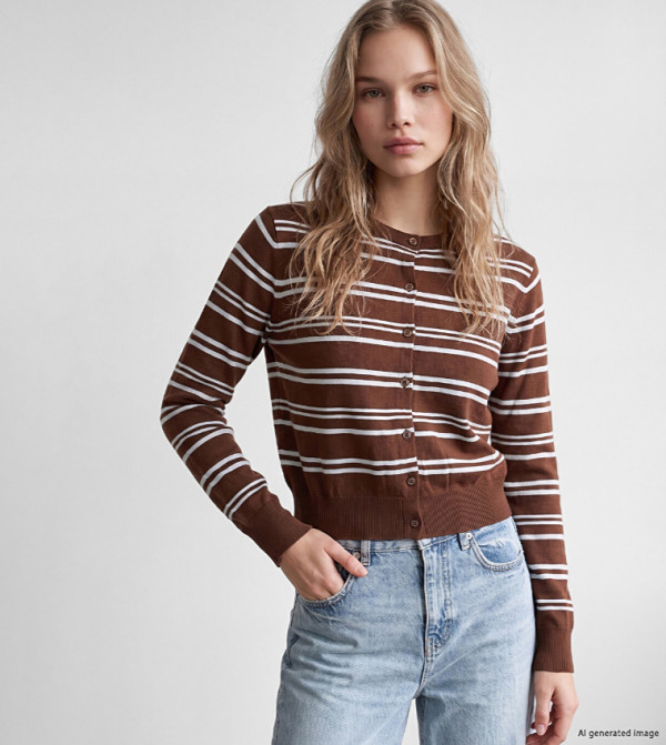 LC Waikiki  Sweaters & Cardigans - Brown Cardigans
