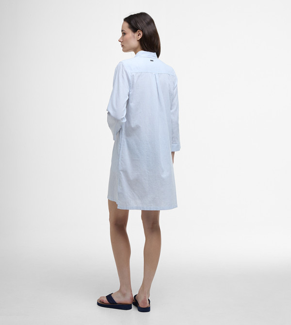 باربور pretty-in-prints-w - أزرق فساتين كاجوال