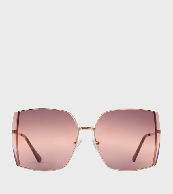 Aldo Accessories  Square Sunglasses - Peach undefined