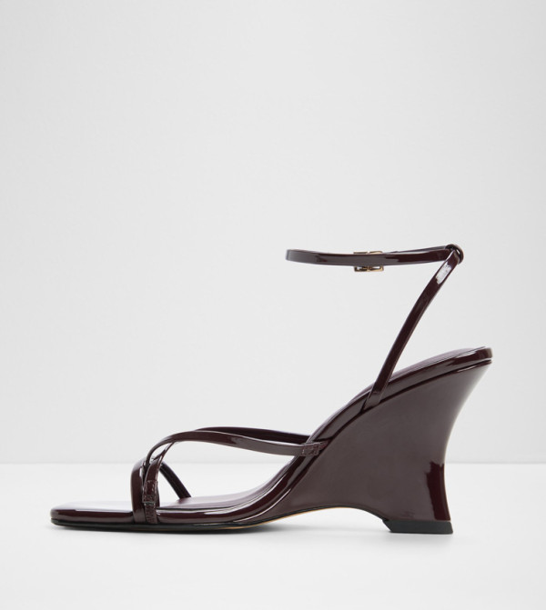 Aldo  Wedges - Burgundy Wedges