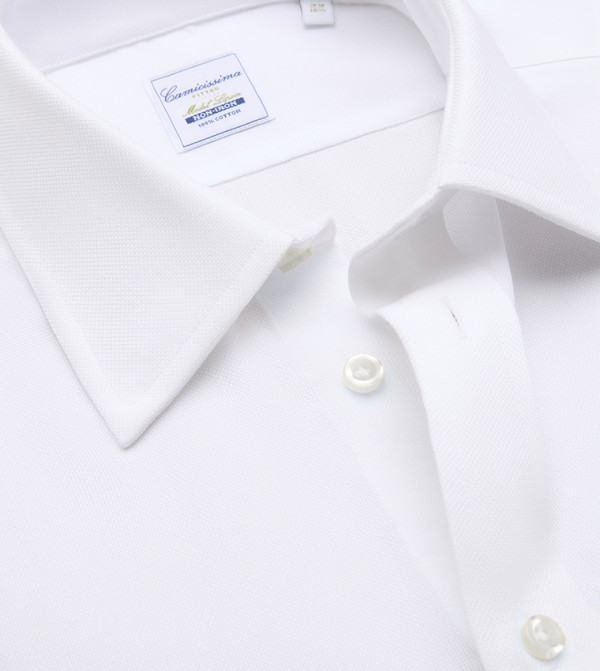 CAMICISSIMA  Formal Shirts - White Long Sleeves