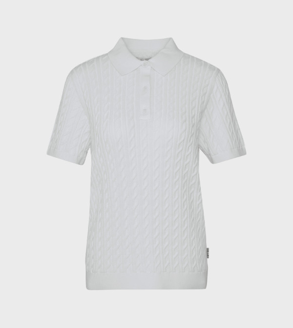 Barbour  - White Polo T-shirts