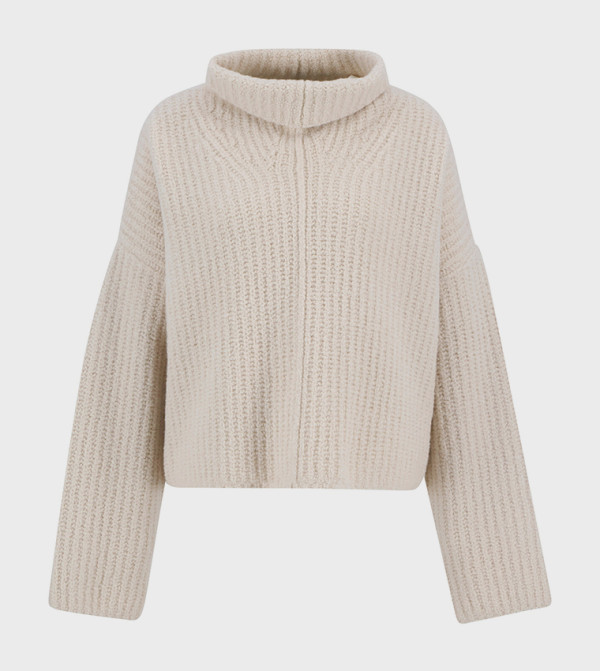 Barbour  - Off White V-neck Sweaters