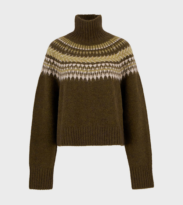 Barbour  - Brown Turtle neck Sweaters