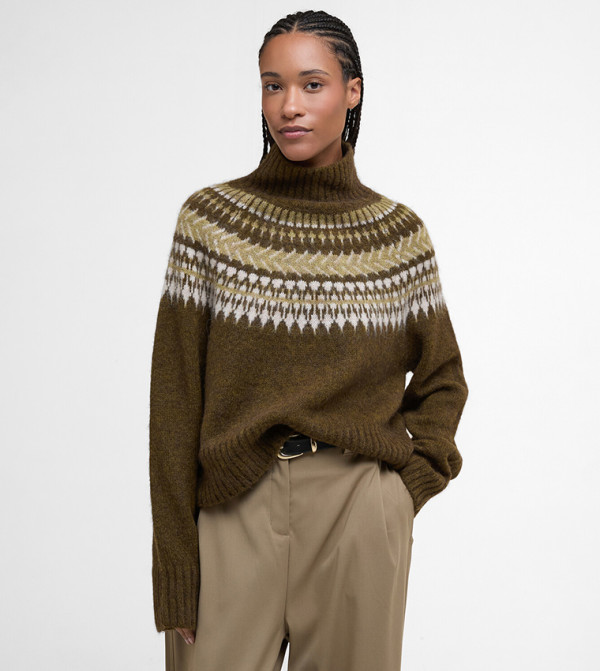 Barbour  - Brown Turtle neck Sweaters