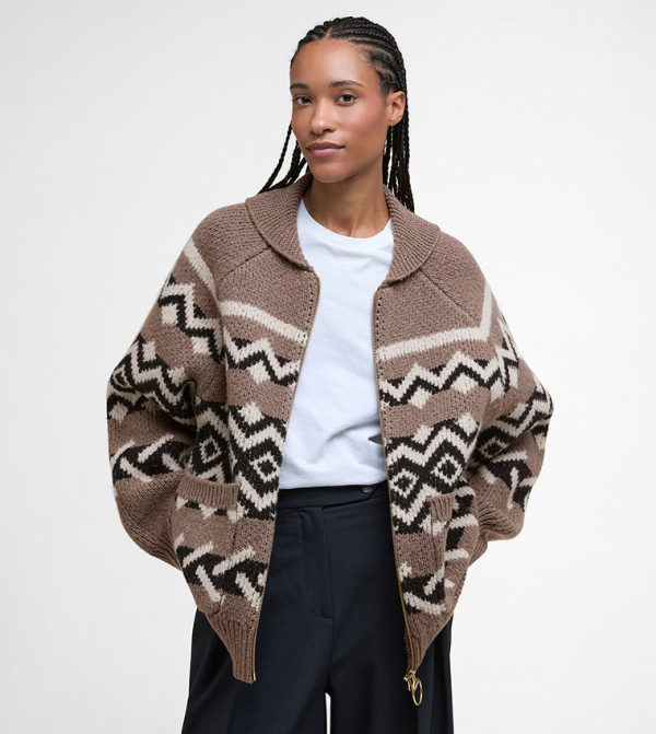 Barbour  - Taupe Cardigans
