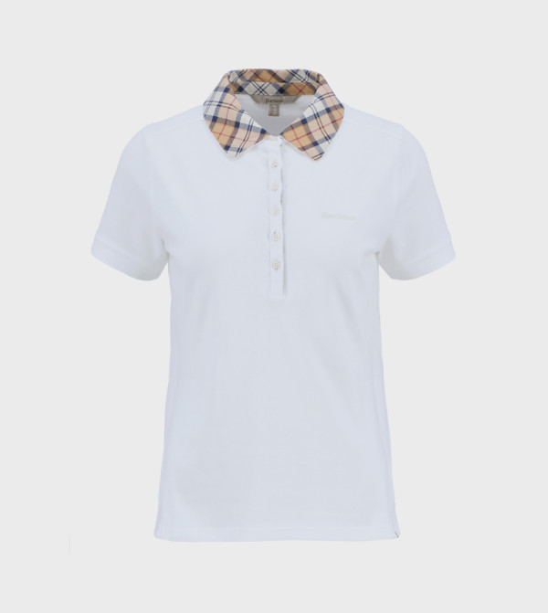 Barbour Barbour - White Polo T-shirts