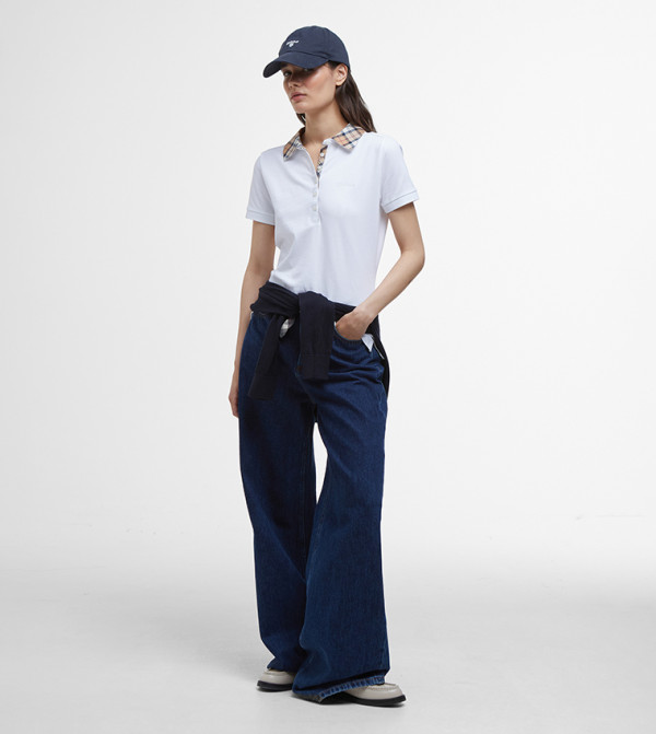 Barbour Barbour - White Polo T-shirts