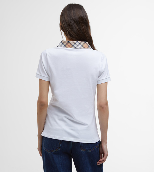 Barbour Barbour - White Polo T-shirts