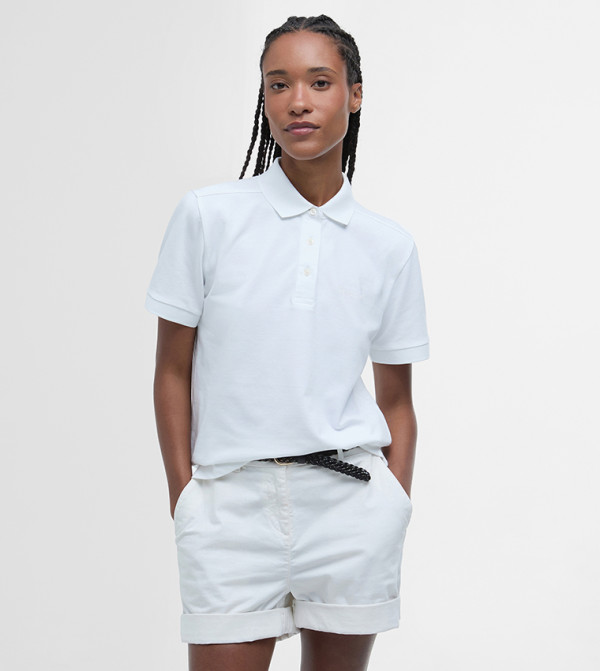 Barbour Barbour - White Polo T-shirts