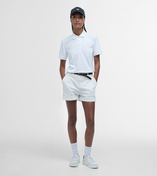 Barbour Barbour - White Polo T-shirts