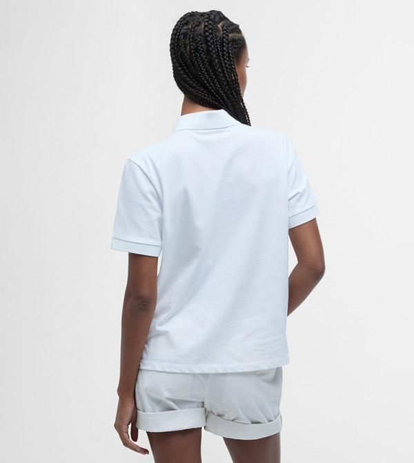 Barbour Barbour - White Polo T-shirts