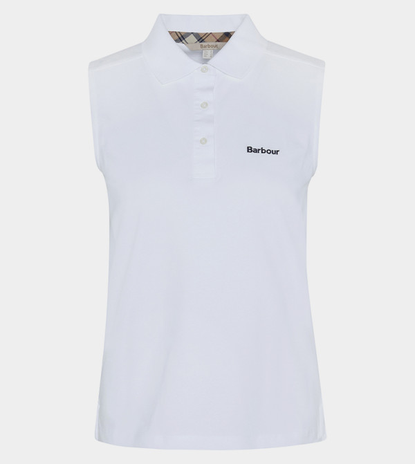 Barbour Barbour - White Polo T-shirts