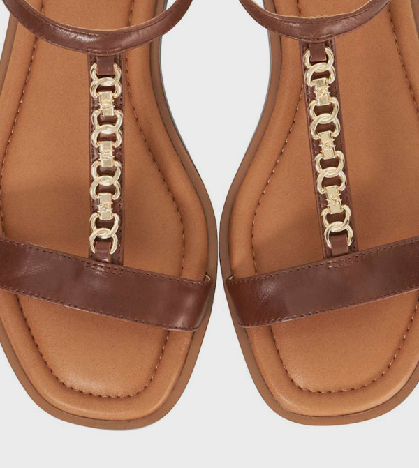 ديون لندن ديون لندن - بني Flat Sandals