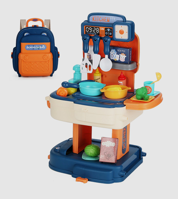 Little Story  KITCHEN ROLE PLAY - Blue KITCHEN ROLE PLAY
