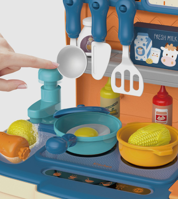 Little Story  KITCHEN ROLE PLAY - Blue KITCHEN ROLE PLAY