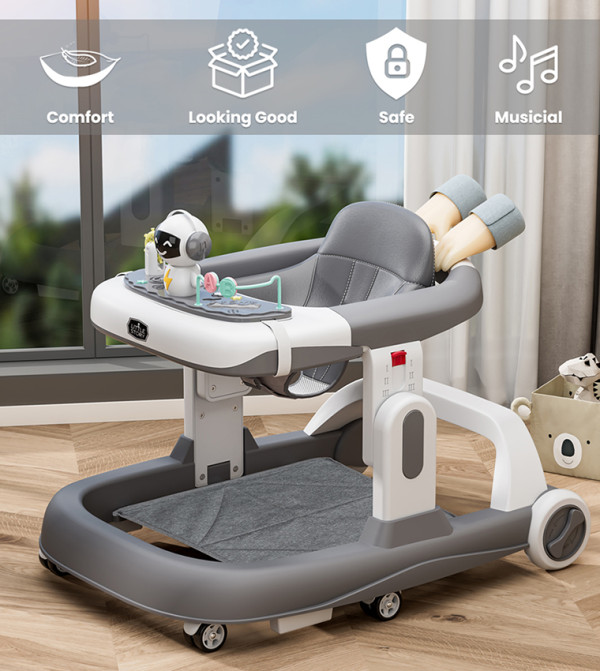 Little Story  Baby Walkers - Grey Baby Walkers