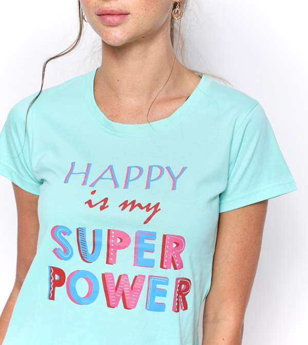 Clovia Clovia - Green Sleep Tops & Tees