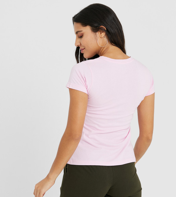 Clovia Clovia - Pink Sleep Tops & Tees