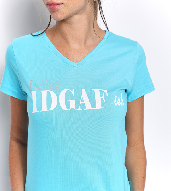 Clovia Clovia - Blue Sleep Tops & Tees