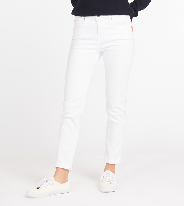 Barbour  Skinny Fit Jeans - White Skinny Fit Jeans