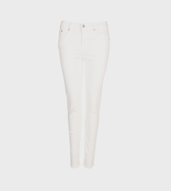Barbour  Skinny Fit Jeans - White Skinny Fit Jeans