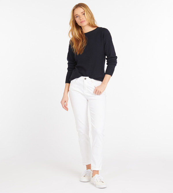 Barbour  Skinny Fit Jeans - White Skinny Fit Jeans