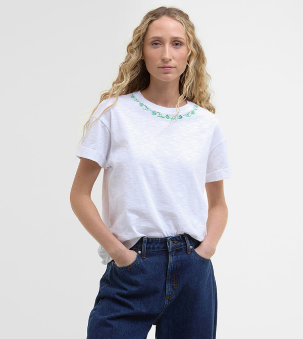 Barbour Barbour - White Casual T-Shirts