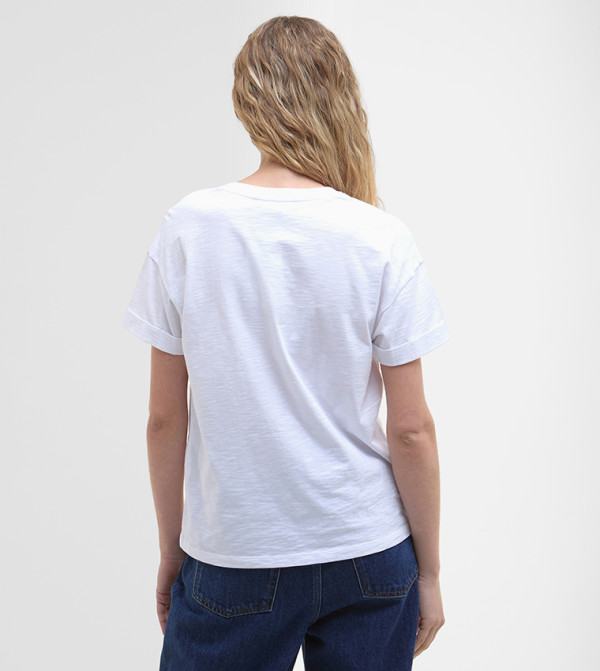 Barbour Barbour - White Casual T-Shirts